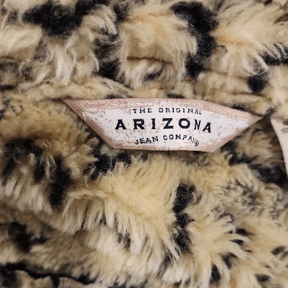 Kid VintageArizona Jean Company Teddy Suede Jacket. Stranger Things Vibe! - Picture 7 of 8